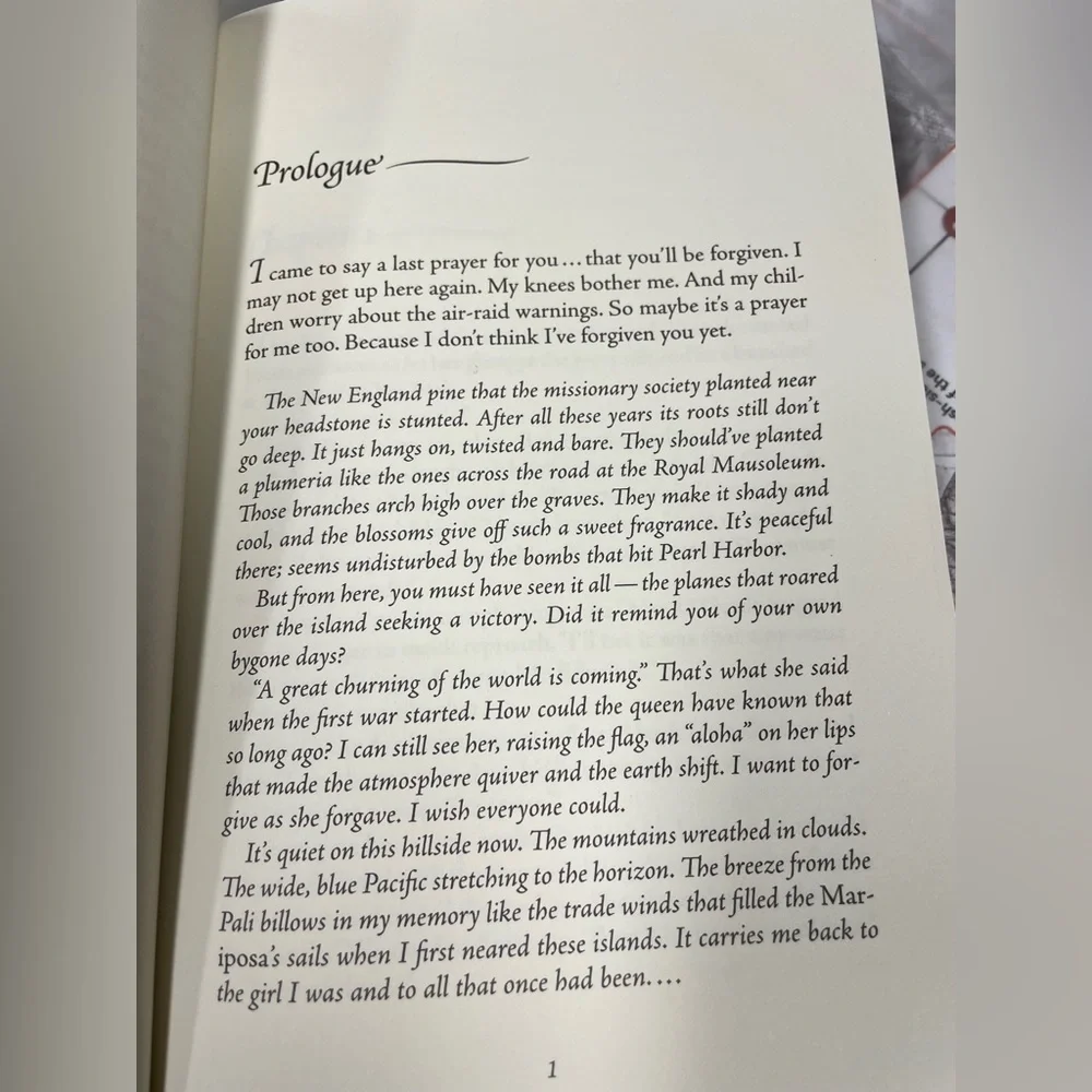 The Last Aloha Softcover Novel by Gaellen Quin Book